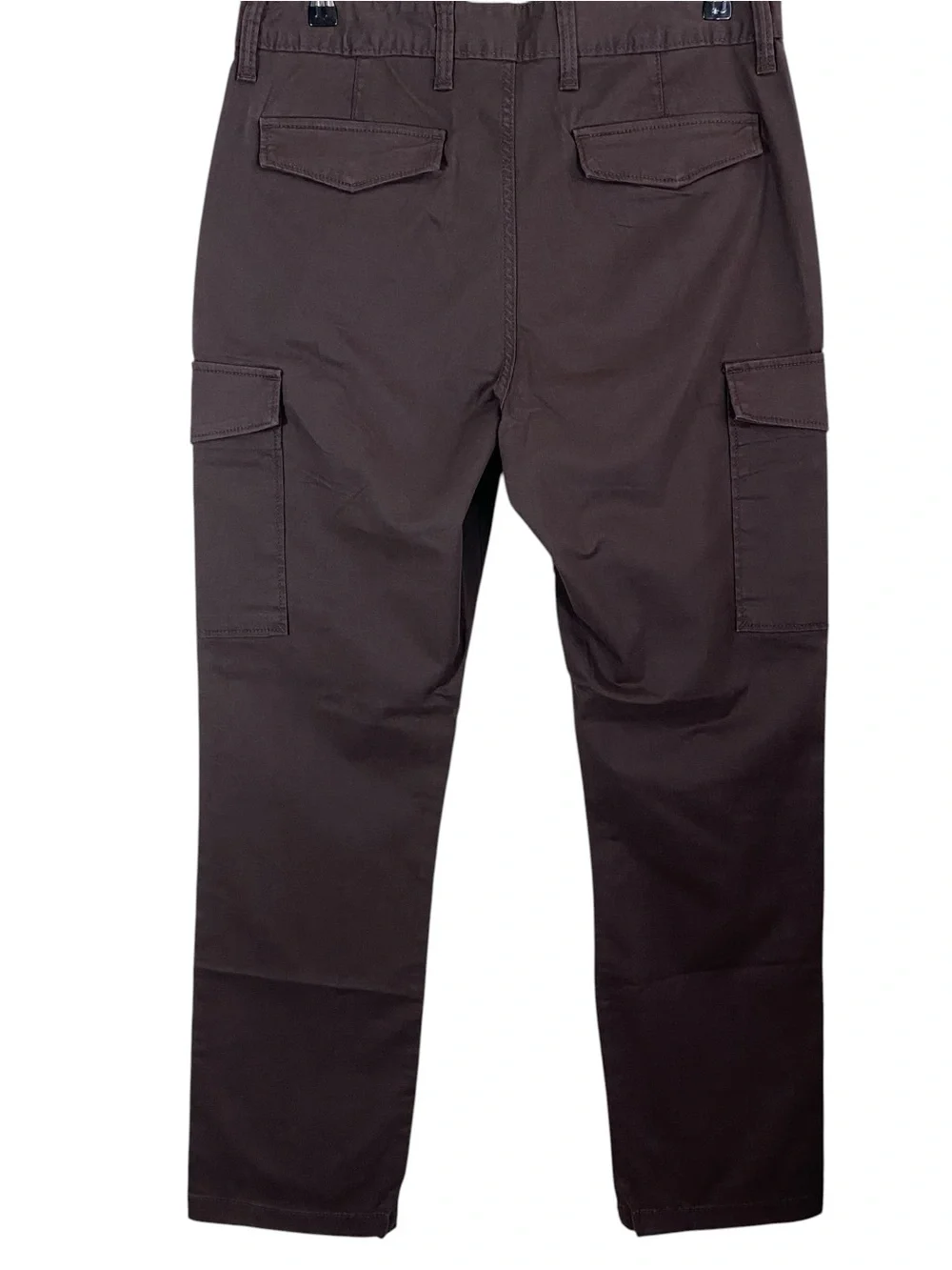 Old Navy Mens Pant 34x32 Brown Cotton Cargo Straight Casual Travel Built-In-Flex